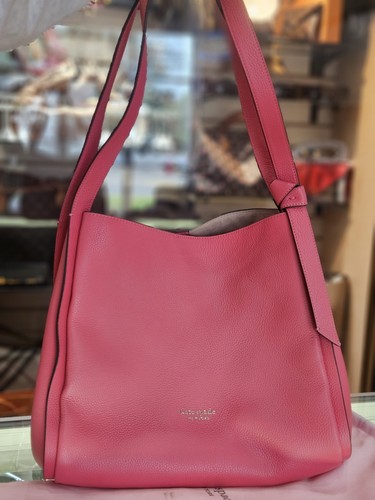 Kate Spade Leila Leder-Schultertasche mit drei mittleren Fächern