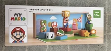 My Mario Wooden Block Special Set Nintendo Store Exclusive Amiibo BRAND NEW