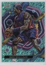 2023 Topps Cosmic Chrome Aqua Equinox Refractor 52/149 Ben Wallace #43 HOF 05ol