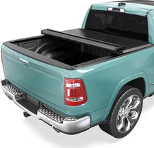 Soft Roll up Truck Bed Tonneau Cover Fit for Dodge Ram 1500 2019-2025 New Body, 