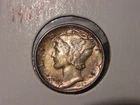 1937 MERCURY DIME HIGHER GRADE AU BU GREAT COLOR POPULAR DATE SHIPS FREE
