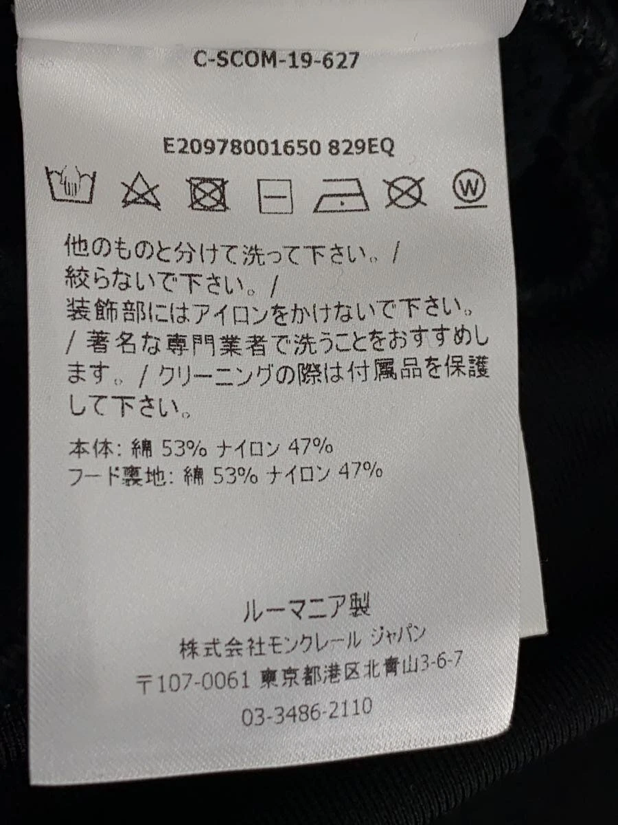 Felpa con cappuccio MONCLER L cotone nero e20978001650 829eq usata