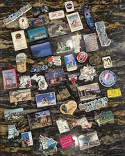 Huge Refrigerator Magnet Lot – 45+  Travel, Advertising, Souvenir Fridge