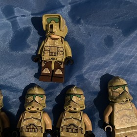 Lego Star Wars Kashyyyk Clone Trooper Minifigure Lot Of  5 41st Elite Corps Camo