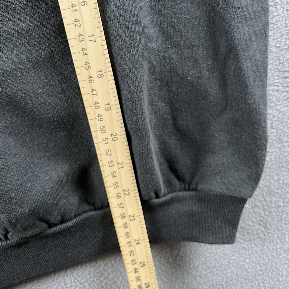 Vintage Feminist Sweatshirt Adult Large Black 90s Power Of A Woman Feminism 90s - Image 4 of 4