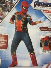 Marvel Iron Spider Child Costume Rubies Avengers Spiderman Size Medium 8-10