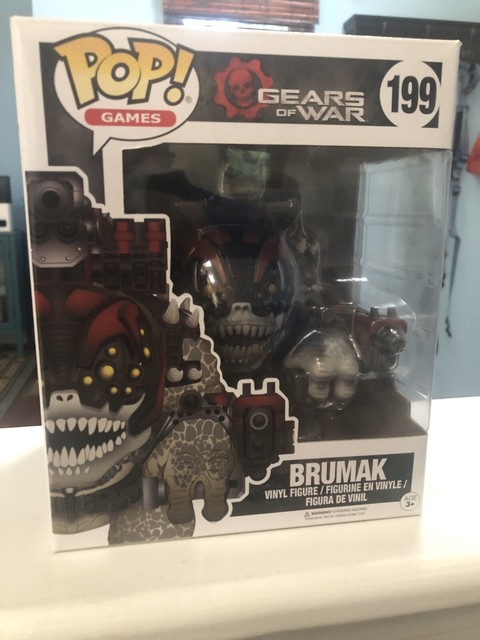 Funko Gears of War BRUMAK 6 inch Vinyl Figure Pop #199 VAULTED | eBay