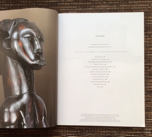 RARE 2009 Sotheby's Auction Catalog: d'Afrique et d'Oceanie, African Oceanic Art - Picture 3 of 12