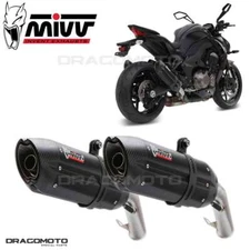 Double Exhaust Kawasaki Z 1000 2018 2019 MIVV Sound Black