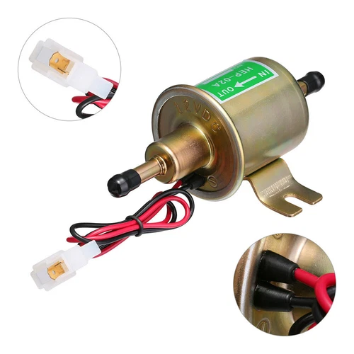12V Electric Fuel Pump 4-7PSI Universal Gas Diesel Inline Low Pressure HEP-02A - Bild 9 von 10
