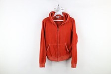 Vintage 90s Y2K Juicy Couture Womens Small Cropped Velour Full Zip Hoodie USA