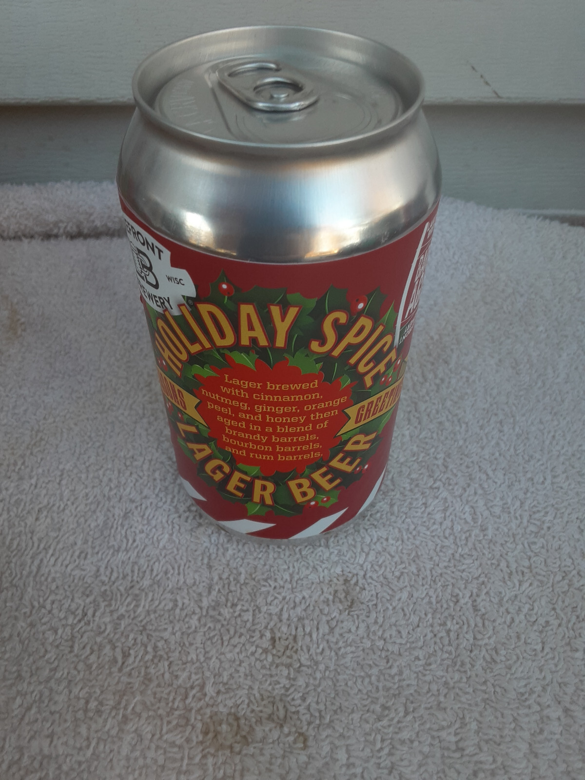 LAKE FRONT HOLIDAY SPICE ALUMINUM CHEAP BEER CAN CANS EMPTY DOW eBay