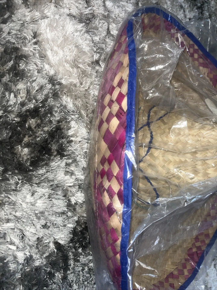 Rubie's 男女皆宜的成人刺绣吸管 Sombrero 派对用品 棕色 多种 — 第 3/4 张图片