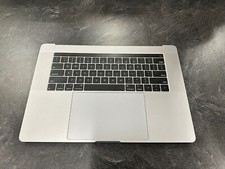 Apple MacBook Pro 15" A1990 2018 Palmrest Trackpad Keyboard W/ Battery / Gray