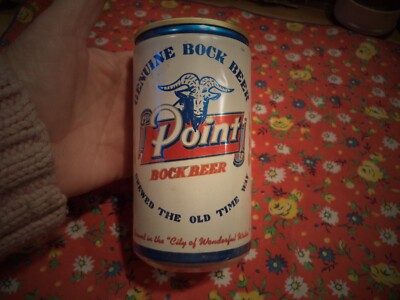 POINT GENUINE BOCK BEER CAN ALUMINUM 12 OZ STEVENS POINT BREWERY
