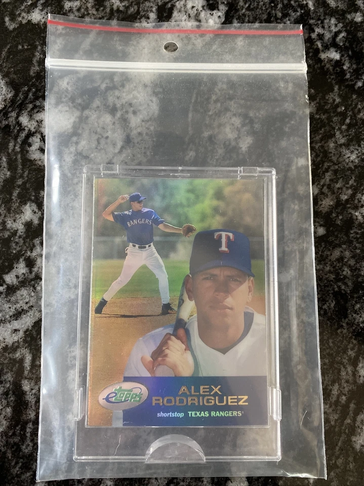 2001 eTopps Baseball -#46 ALEX RODRIGUEZ UNCIRCULATED - Image 2 of 4