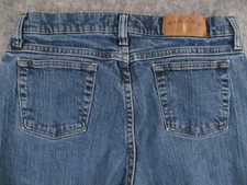 Riders by LEE Jeans Womens 8P Blue Denim Straight Mid Rise Medium Wash 28x27