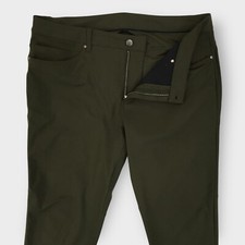 Lululemon Mens ABC Slim Fit Trouser Pants Size 36 5 Pocket Chino Stretch LM5A68S