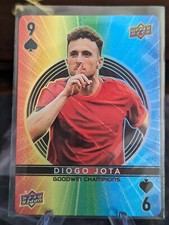 2022 Upper Deck Goodwin Champions - Playing Cards #9-SPADES Diogo Jota