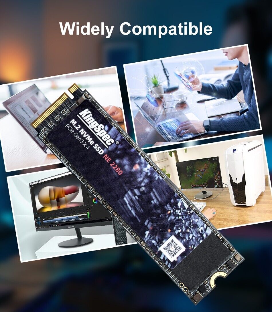 M.2 2280 1TB PCIe Gen 3.0 x4 NVMe ssd for Thinkpad X1 E480 S5 Y520 