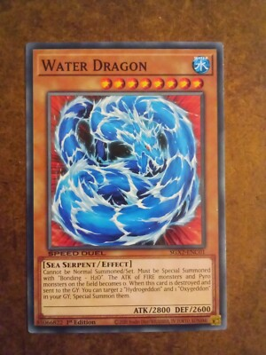 #ad Water Dragon SGX2 ENC01 Yugioh Card $1.43