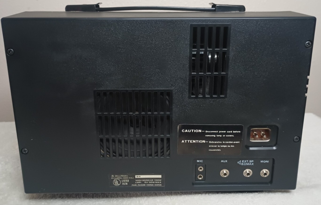 Bell & Howell Soundstar XJ Super 8mm Projector Vintage Rare Microphone