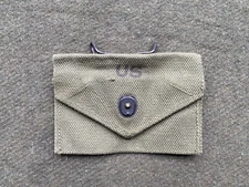 Original Vietnam US Army OG Green  Magnetic Compass Webbing Pouch - 1962 MINT