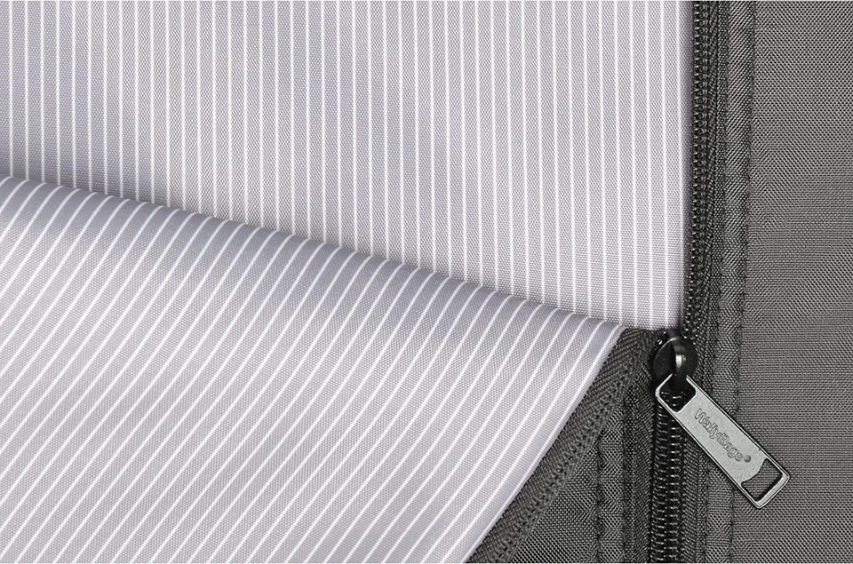 "Bolsa de ropa de viaje WallyBags® 60"" premium triple plegable con 60 pulgadas, negra - B1"  Foto 4 de 4