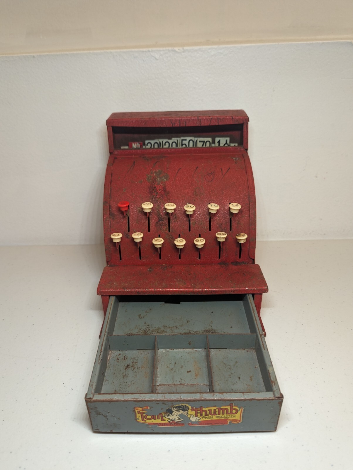 как выглядит Vintage Tom Thumb Toy Cash Register - Western Stamping Co. фото