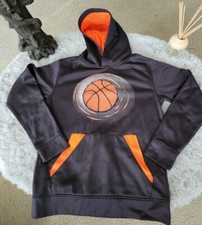 Children's Place Xl Size 14 Youth Hoodie Brown Orange