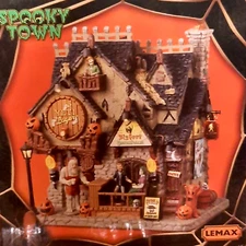 Lemax Spooky Town Halloween Village Bigfoot Brewhaus 35006 Nwe