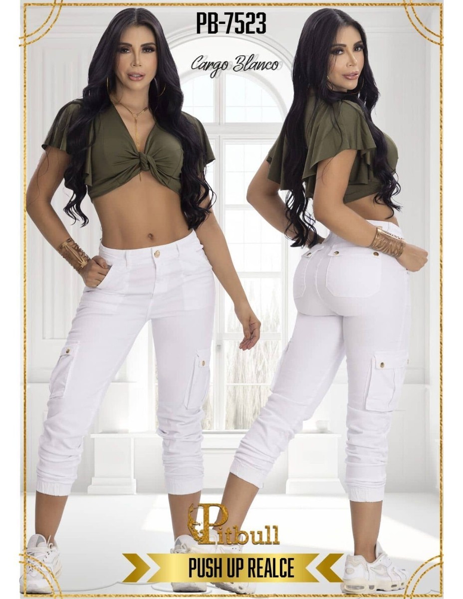 THE ORIGINAL PUSH UP COLOMBIAN JEANS. Pitbull 7523 Size: 8