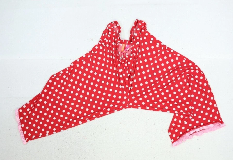 Pantalones de pijama Jenni By Jennifer Moore para mujer lisos rojos blancos a lunares XL Foto 3 de 4