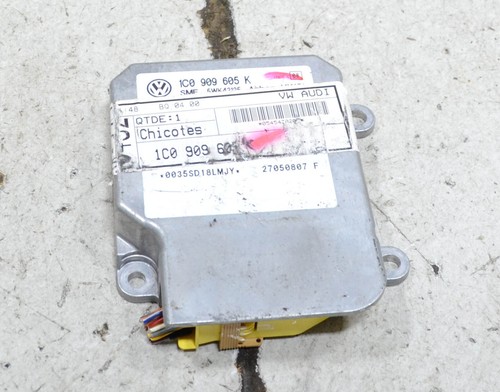VW Fox 5Z Bj 2005 Airbg Steuergerät Modul 1C0909605K #129886-H063