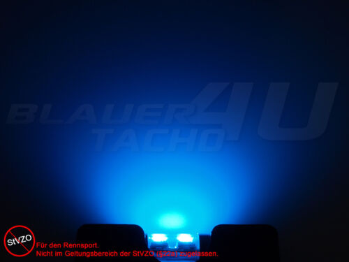 1xtubular lamp 12V 31mm 2 SMD LED festoon bulb blue - Afbeelding 1 van 2