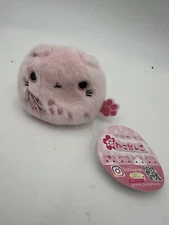 San Ei Boeki Dango Friends Neko Dango Cherry Blossom Cat Plush With Tags