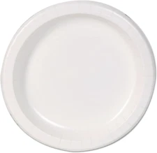 Basic Paper Plates, White