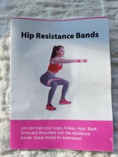 Hip Resistance Exercise Bands. 3 Bands. Light, Medium, and Heavy. New.