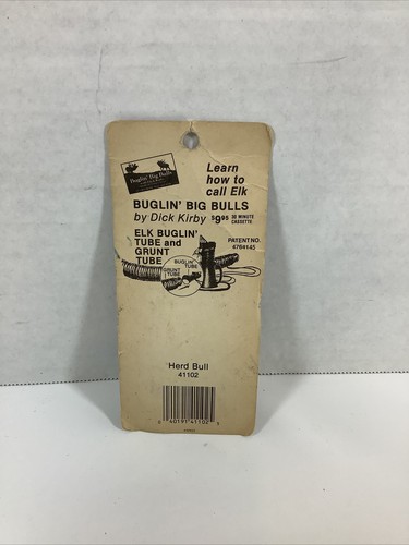 Quaker Boy Herd Bull ELK BUGLE Call ROYAL First Choice Equipment White New - Picture 2 of 3
