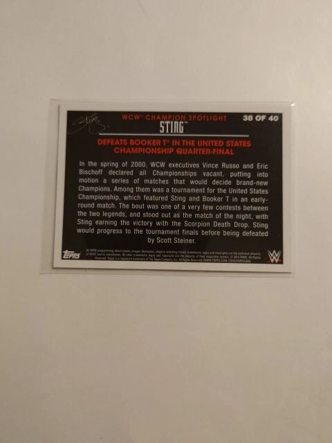 Tarjeta de tributo exclusiva de Wal-Mart Topps WWE Heritage 2015 #38 Booker T Foto 4 de 4