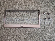 Lexus Logo Chrome License Plate Frame