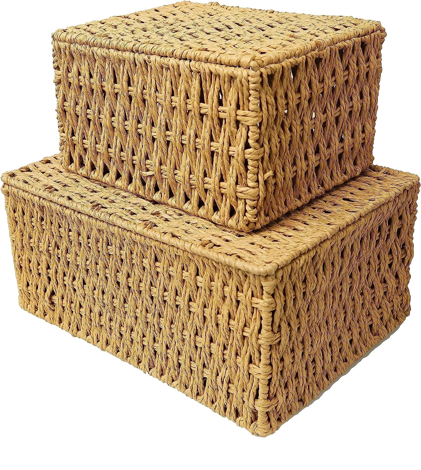 Tela cestas de almacenamiento de almacenamiento para el Hogar