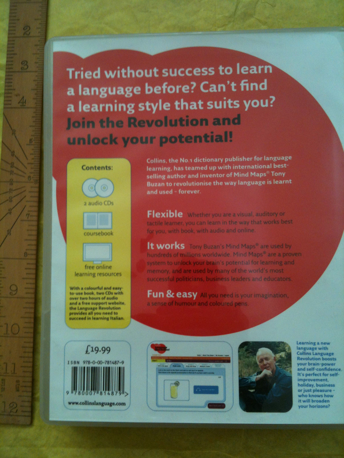 Italian Beginner (Collins Language Revolution) by Tony Buzan (Mixed