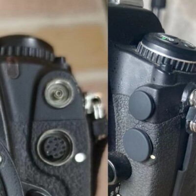 DSLRKIT Remote Flash PC Sync Terminal Cap Cover Set For Nikon D300 D2X FUJI S3
