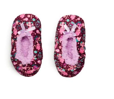 Girls Nutcracker and Four Realms Fuzzy Babba Slipper Socks Sze S/M Shoe ...