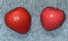 Toy Pretend Play Food Faux Strawberries Plastic