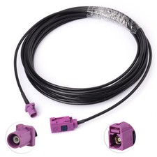 Fakra H Pink Male to Fakra Female Satellite Radio Antenna Extension Cable 16FT