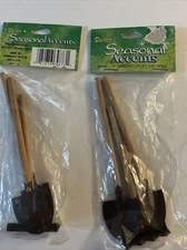 Mini GARDEN TOOLS 3 Pc NEW FAIRY Garden, Crafts, Dollhouse Seasonal Accents