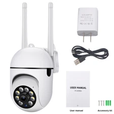 5G 360° Panoramic WiFi IR E27 Light Bulb Camera 1080P HD Wireless Home Security