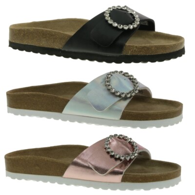 Pantolette Strassschnalle Gr.37-42 Piece of Mind 274 109 und 274 111 Damen 